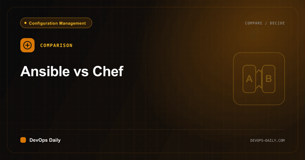 Ansible vs Chef
